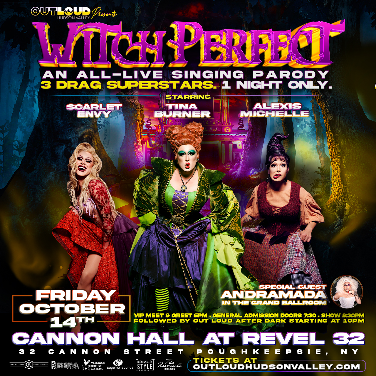 Tina Burner, Alexis Michelle and Scarlet Envy come together to star in Witch Perfect